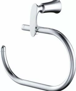 Tuscany® Esa™ Polished Chrome Wall-Mount Towel Ring - Elegant Bathroom Hardware