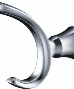 Tuscany® Esa™ Polished Chrome Robe Hook - Modern Bathroom Hook for Towels & Robes