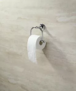 Tuscany® Victoria Polished Chrome Toilet Paper Holder - Elegant Bathroom Accessory -Tuscany Shop 6751314 IU 2