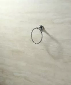 Tuscany® Victoria Polished Chrome Wall-Mount Towel Ring - Elegant Bathroom Hardware -Tuscany Shop 6751315 SC 2