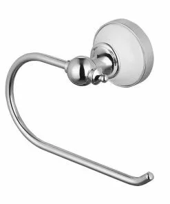 Tuscany® Winterset Polished Chrome Toilet Paper Holder - Elegant Bathroom Hardware -Tuscany Shop 6751319 Angle