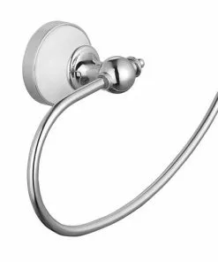 Tuscany® Winterset Polished Chrome Wall-Mount Towel Ring – Elegant Bathroom Hardware