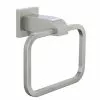 Tuscany® Free Fall Brushed Nickel Towel Ring - Wall-Mount Bathroom Hardware