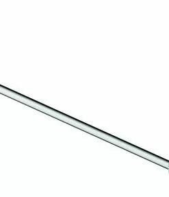 Tuscany® Navassa 18" Polished Chrome and White Towel Bar - Modern Bathroom Hardware