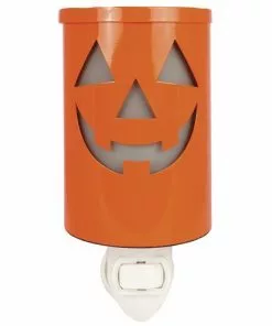 Tuscany Candle™ Orange Metal Pumpkin Wax Warmer - Decorative Fall Candle Warmer