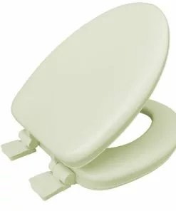 Tuscany® Elongated Bone Soft Wood Core Slow-Close Toilet Seat - Durable & Stylish Bathroom Upgrade -Tuscany Shop 6766707Top