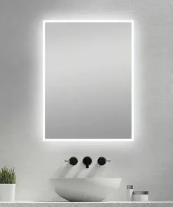 Tuscany® 24"W X 32"H Frameless LED Mirror – Modern Bathroom Vanity Mirror with Energy-Efficient Lighting -Tuscany Shop 6771718frontsceneon1