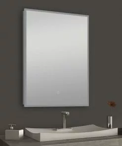 Tuscany® 24"W X 32"H Frameless LED Mirror – Modern Bathroom Vanity Mirror with Energy-Efficient Lighting -Tuscany Shop 6771718leftsceneoff1