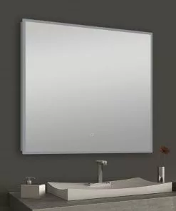 Tuscany® 36"W x 32"H Frameless LED Mirror - Modern Bathroom & Vanity Mirror -Tuscany Shop 6771719leftsceneoff1