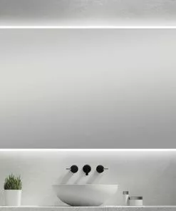 Tuscany® 60"W X 36"H Frameless LED Mirror - Modern Decorative Mirror for Bathroom & Vanity -Tuscany Shop 6771721frontsceneon1