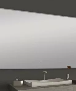 Tuscany® 60"W X 36"H Frameless LED Mirror - Modern Decorative Mirror for Bathroom & Vanity -Tuscany Shop 6771721leftsceneoff1