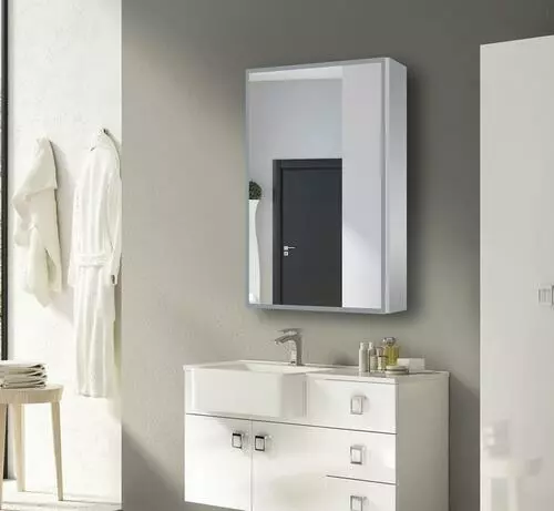 Tuscany® 18"W X 30"H LED Medicine Cabinet - Modern Bathroom Storage 5 Tuscany® 18"W X 30"H LED Medicine Cabinet - Modern Bathroom Storage - Image 5