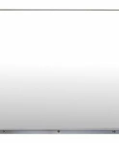 Tuscany® 36"W x 32"H Brushed Nickel Framed Mirror - Elegant Decorative Accent for Home