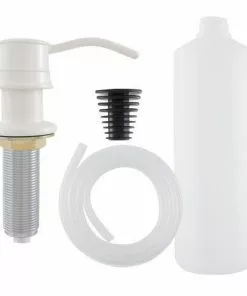 Tuscany® Biscuit Sink Soap Dispenser Kit - Elegant Bathroom Accessory