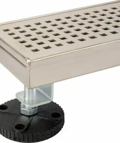 Tuscany® 24" Brushed Nickel Square Pattern Designer Linear Drain - Premium Plumbing Solution 5 Tuscany® 24" Brushed Nickel Square Pattern Designer Linear Drain - Premium Plumbing Solution -Tuscany Shop 6896120.PT02