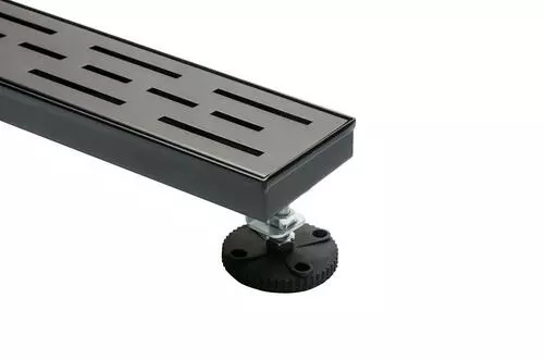 Tuscany® 24" Oil-Rubbed Bronze Offset Pattern Designer Linear Drain - Premium Plumbing Solution 3 Tuscany® 24" Oil-Rubbed Bronze Offset Pattern Designer Linear Drain - Premium Plumbing Solution - Image 3