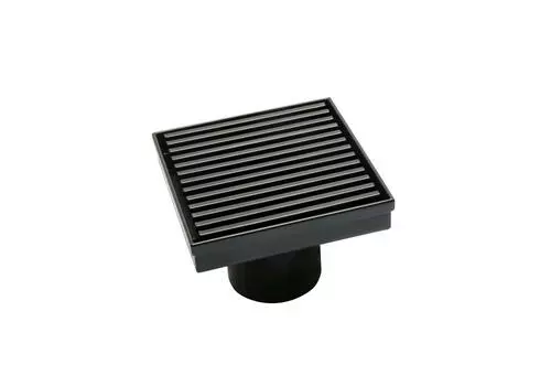Tuscany® 4" Oil-Rubbed Bronze Heel Guard Pattern Grid Designer Square Drain - Premium Plumbing Solution 1 Tuscany® 4" Oil-Rubbed Bronze Heel Guard Pattern Grid Designer Square Drain - Premium Plumbing Solution