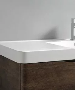 Fresca Tuscany 24" Rosewood Wall-Hung Vanity with White Acrylic Top & Integrated Rectangular Bowl -Tuscany Shop FVN9024RW 7