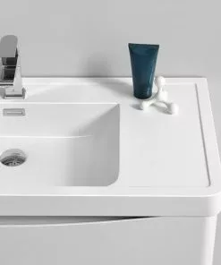 Fresca Tuscany 35.5"W X 19"D Glossy White Vanity with White Acrylic Top & Integrated Rectangular Bowl | Modern Bathroom Vanity with Medicine Cabinet 12 Fresca Tuscany 35.5"W X 19"D Glossy White Vanity with White Acrylic Top & Integrated Rectangular Bowl | Modern Bathroom Vanity with Medicine Cabinet -Tuscany Shop FVN9136WH 5