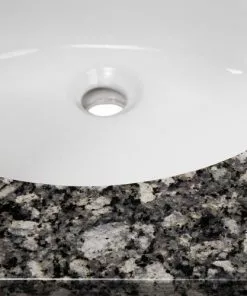 Tuscany® 31"W x 22"D Ice Diamond Granite Vanity Top with Oval Undermount Bowl - Premium Bathroom Upgrade 13 Tuscany® 31"W x 22"D Ice Diamond Granite Vanity Top with Oval Undermount Bowl - Premium Bathroom Upgrade -Tuscany Shop ICED31224 6079412 6