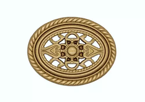 Buck Snort™ Oval Lux Gold Tuscany Cabinet Knob - Elegant Cabinet Hardware 1 Buck Snort™ Oval Lux Gold Tuscany Cabinet Knob - Elegant Cabinet Hardware