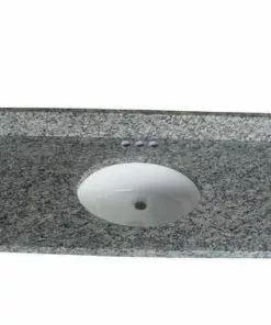 Tuscany® 49"W X 22"D Night Dive Granite Vanity Top with Oval Undermount Bowl - Premium Bathroom Vanity Top -Tuscany Shop NITE49224 1
