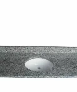Tuscany® 61"W x 22"D Night Dive Granite Vanity Top with Oval Undermount Bowl | Premium Bathroom Vanity Top