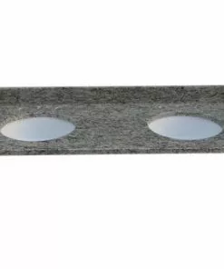 Tuscany® 61"W X 22"D Santa Cecilia Granite Bathroom Vanity Top with Oval Undermount Bowls