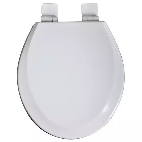Tuscany® Round White Enameled Wood Slow-Close Toilet Seat - Durable & Elegant Bathroom Upgrade 1 Tuscany® Round White Enameled Wood Slow-Close Toilet Seat - Durable & Elegant Bathroom Upgrade