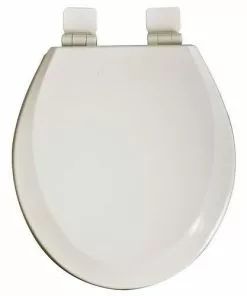 Tuscany® Round Biscuit Enameled Wood Slow-Close Toilet Seat - Premium Quality Bathroom Upgrade
